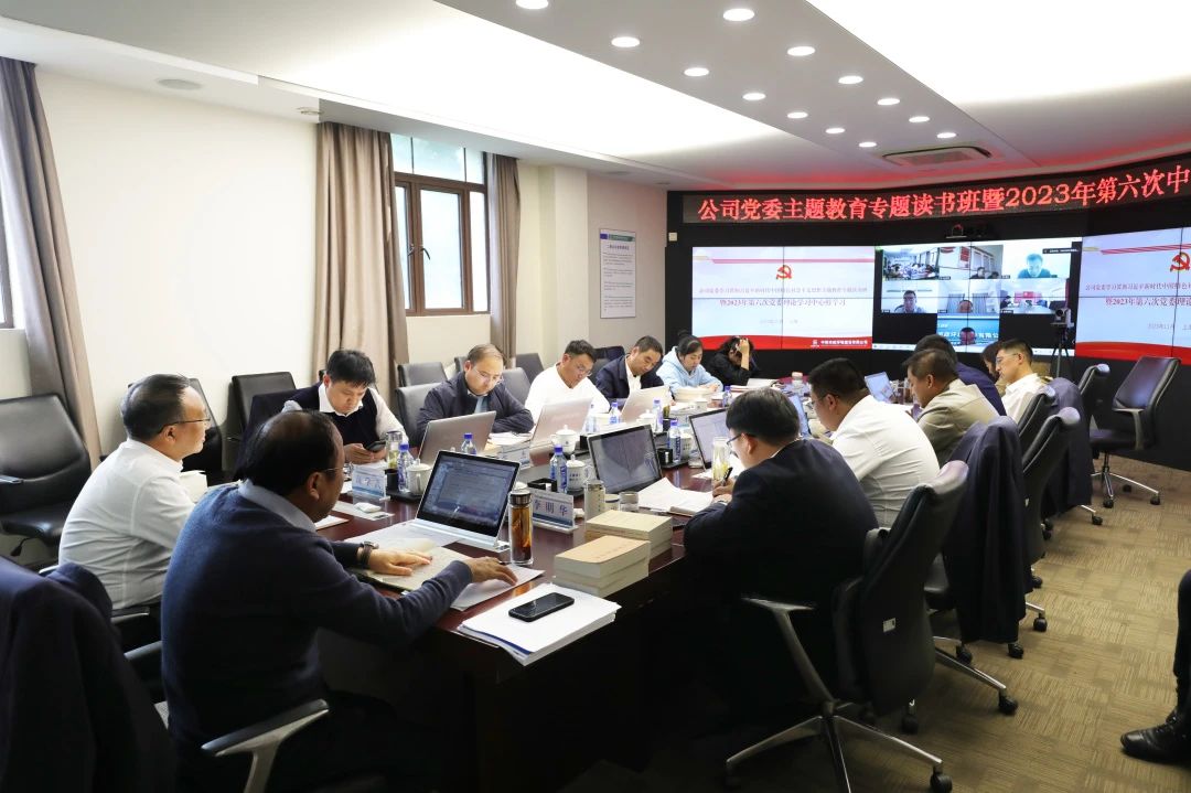 主題教育丨公司黨委開展主題教育讀書班暨2023年第六次黨委理論學(xué)習(xí)中心組學(xué)習(xí)