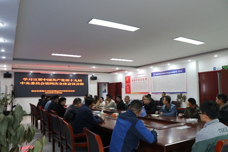 公司屬各單位黨組織學(xué)習(xí)宣貫黨的十九屆四中全會精神