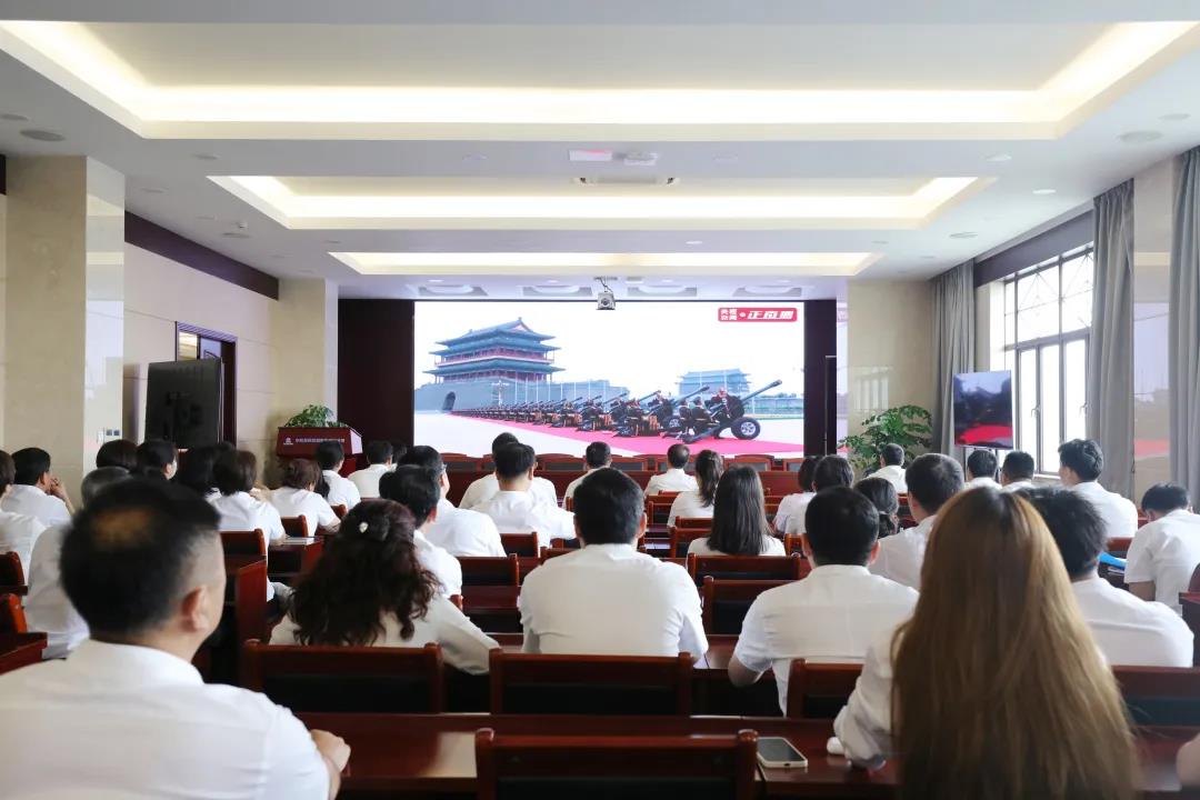 中鐵市政環(huán)境公司各單位組織觀看慶祝中國共產(chǎn)黨成立100周年大會